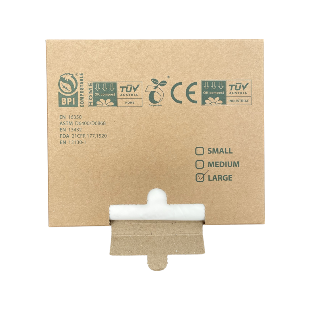 Disposable, 100% Compostable, Food Safe Gloves