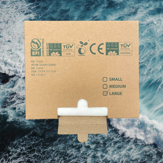 Disposable, 100% Compostable, Food Safe Gloves