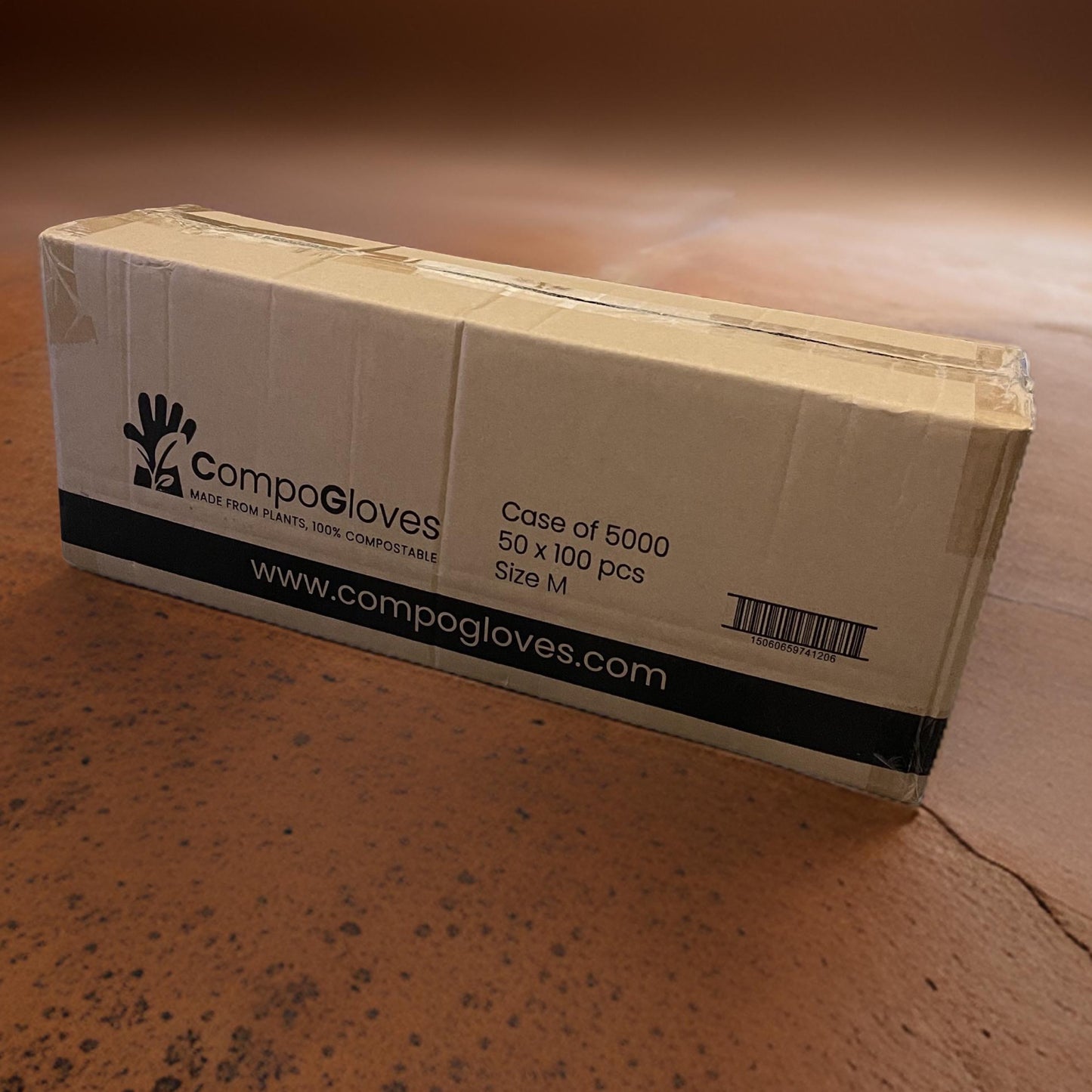 Disposable, 100% Compostable, Food Safe Gloves- CASE